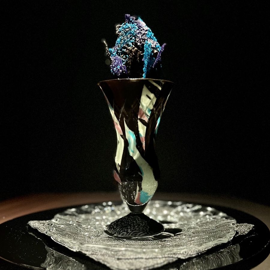 【GINZA SIX限定】「アートパフェ（マロンショコラ） 」3300円／JOTARO SAITO CAFÉ [4F]