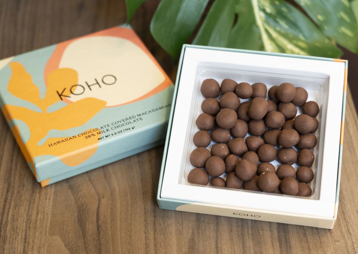 ハワイアン・チョコレートカバード・マカダミアナッツ・ミルクチョコレート $35