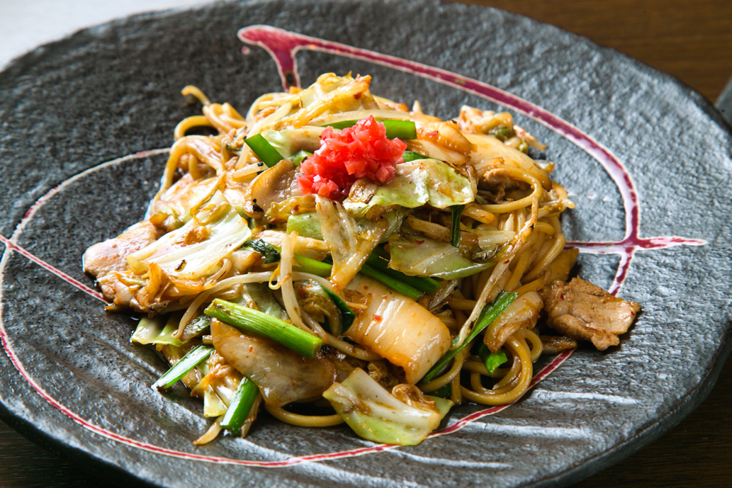 「キムチ焼そば」1210円