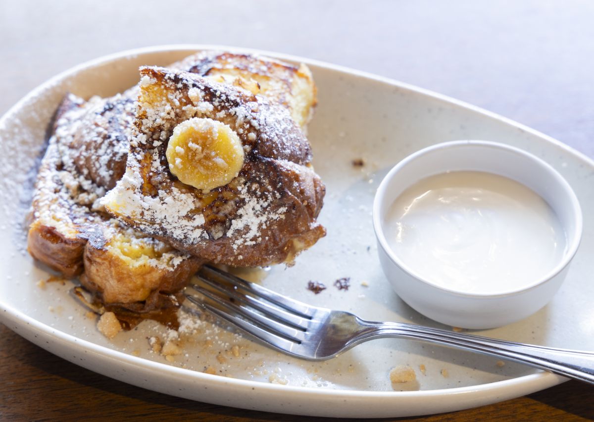バナナ・フレンチトースト（朝食メニュー）$17