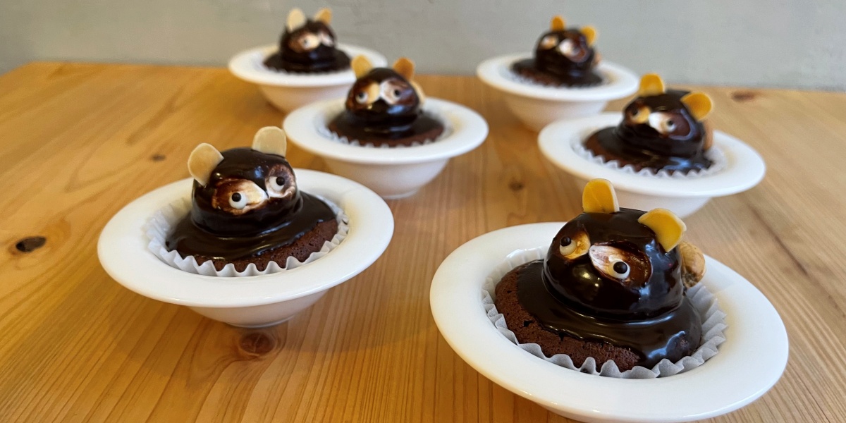 つぶらな瞳にひと目惚れ！吉祥寺「cafe222」の“ネオたぬきケーキ”