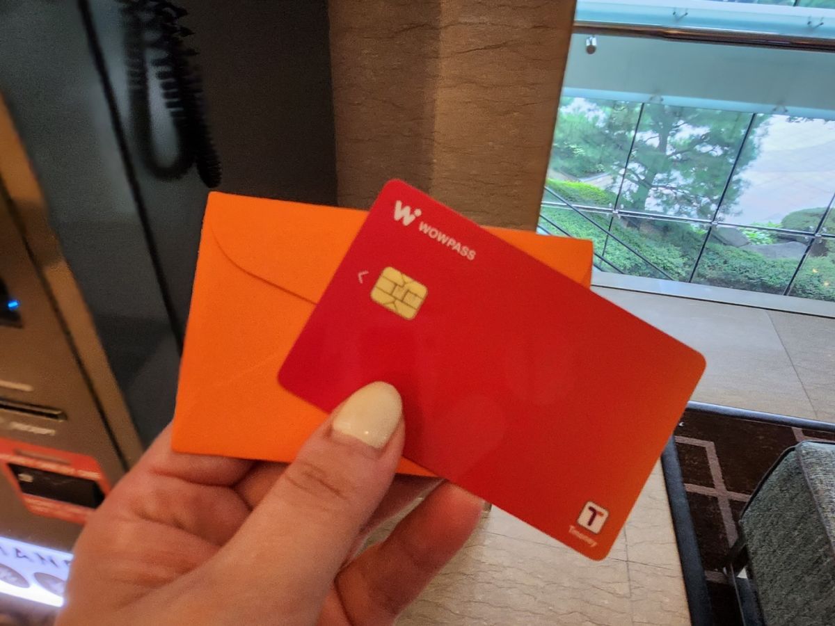 1分もせず、カードが出てきて発行完了！