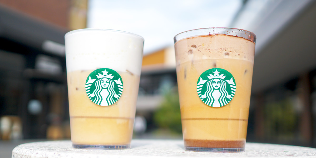 【スタバ新作・実食レポート】ふわふわムース&エスプレッソで、贅沢チョコ味！「チョコレート ムース ラテ」と「アイス カプチーノ」が登場。おすすめ無料カスタムも紹介