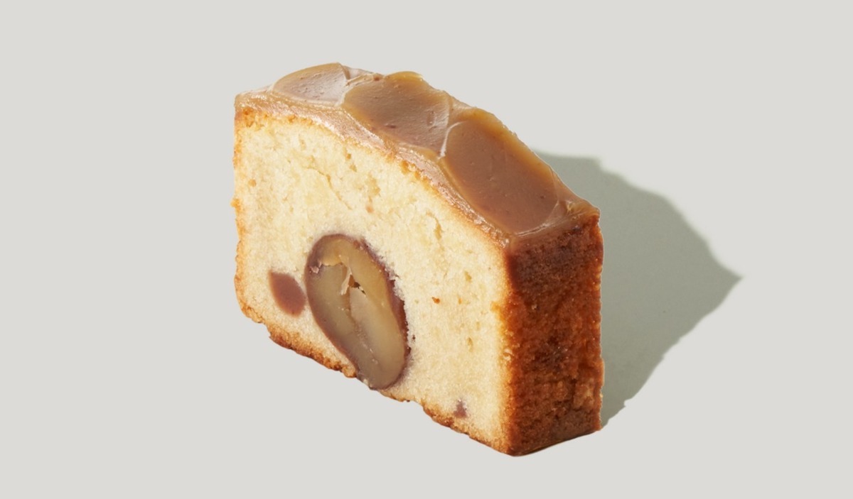 「マロンパウンドケーキ」390円（店内利用）