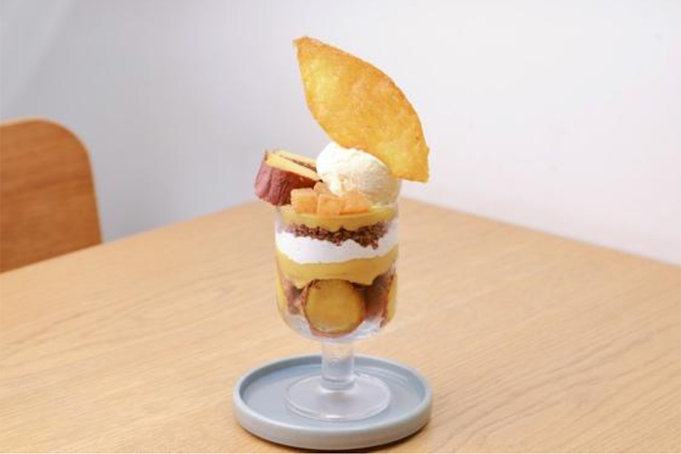 「3515芋パフェ」1100円