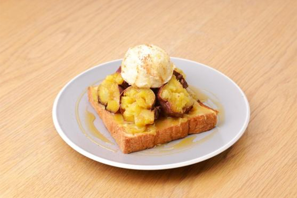 「焼き芋ハニートースト」950円