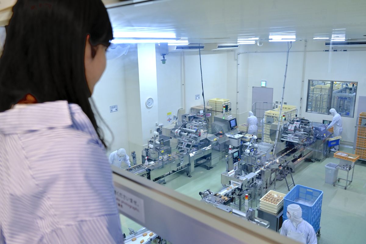 じっくり見学しましょう　※撮影は禁止です。許可を得て撮影をしています