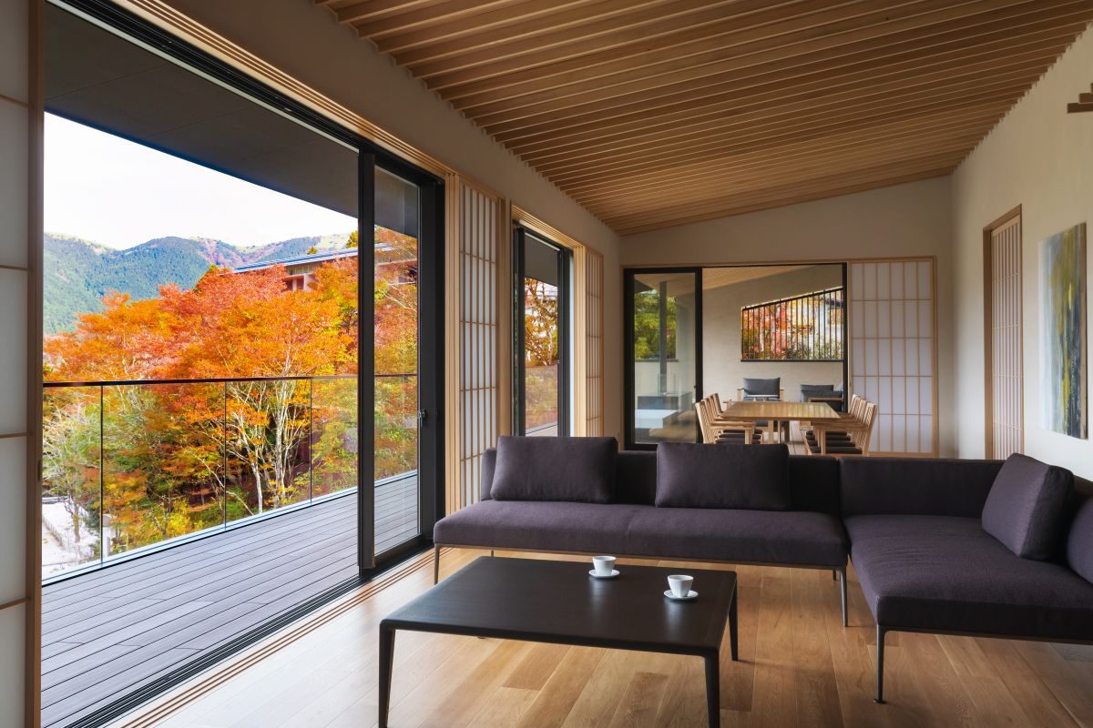 別館サロンからの眺め