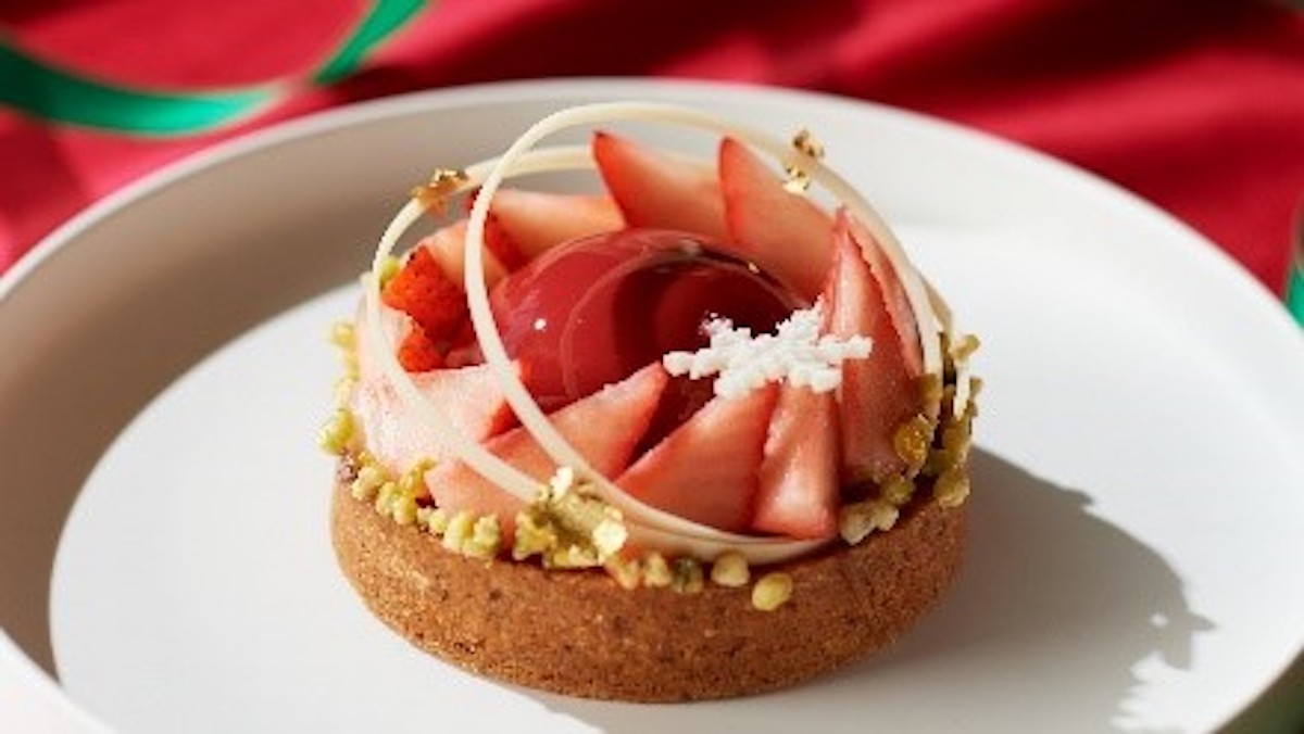 「苺とアールグレイのタルト」1500円