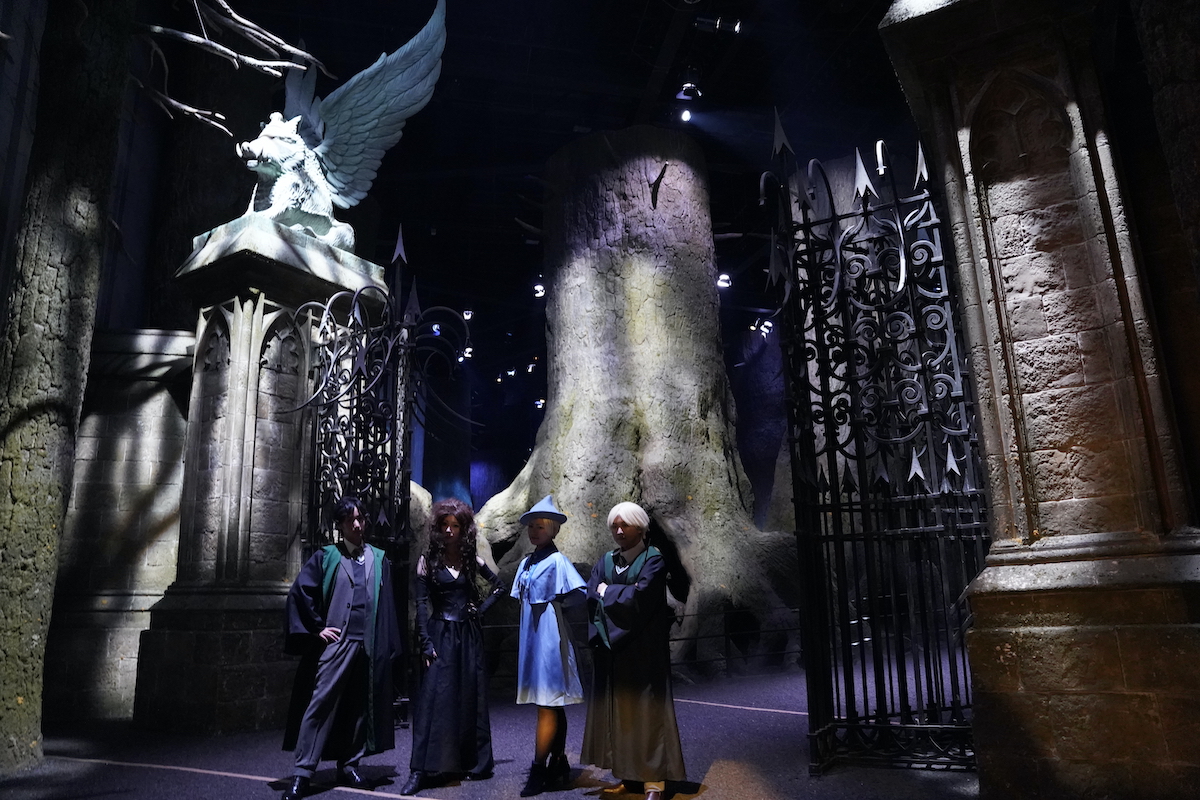 「禁じられた森」の入り口にて