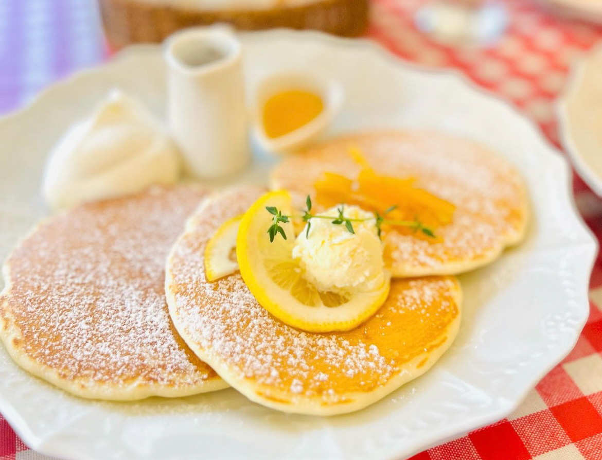 人気の「レモンパンケーキ」