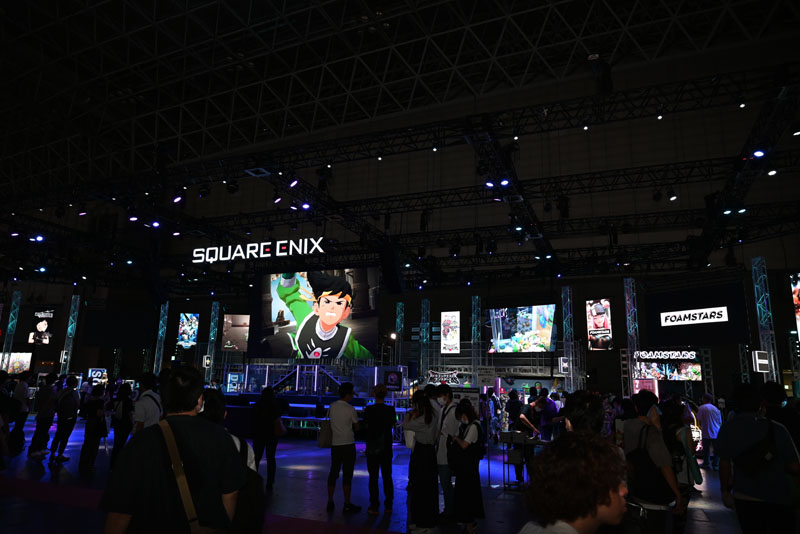 スクウェア・エニックスブース。