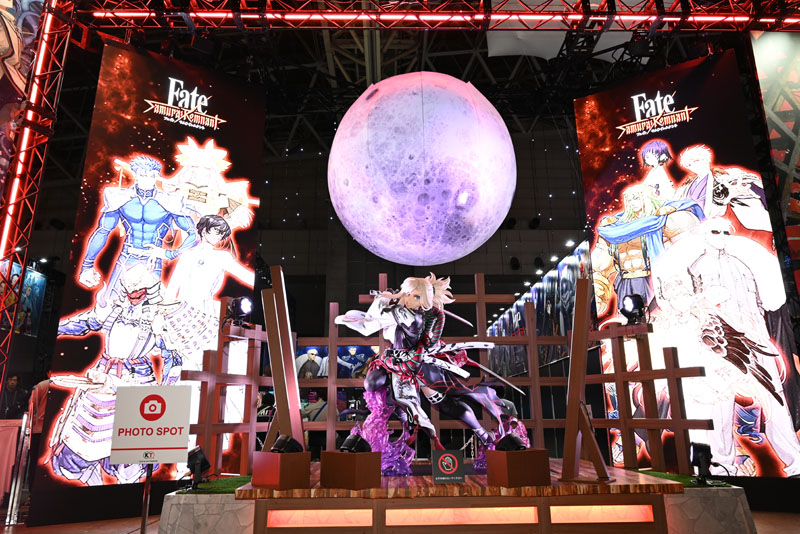 『Fate/Samurai Remnant』宮本武蔵の等身大フィギュアがお出迎え