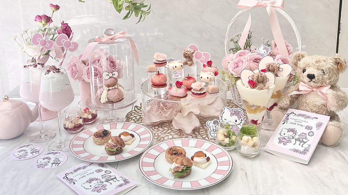 【Ginger Garden AOYAMA】夢カワな「ハローキティ コラボアフタヌーンティー」がスタート！【12月10日まで】