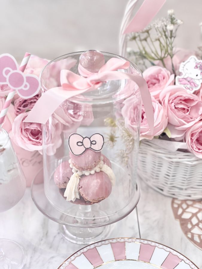 ＜リボンサントノーレ＞  キャラメルとりんごのムース