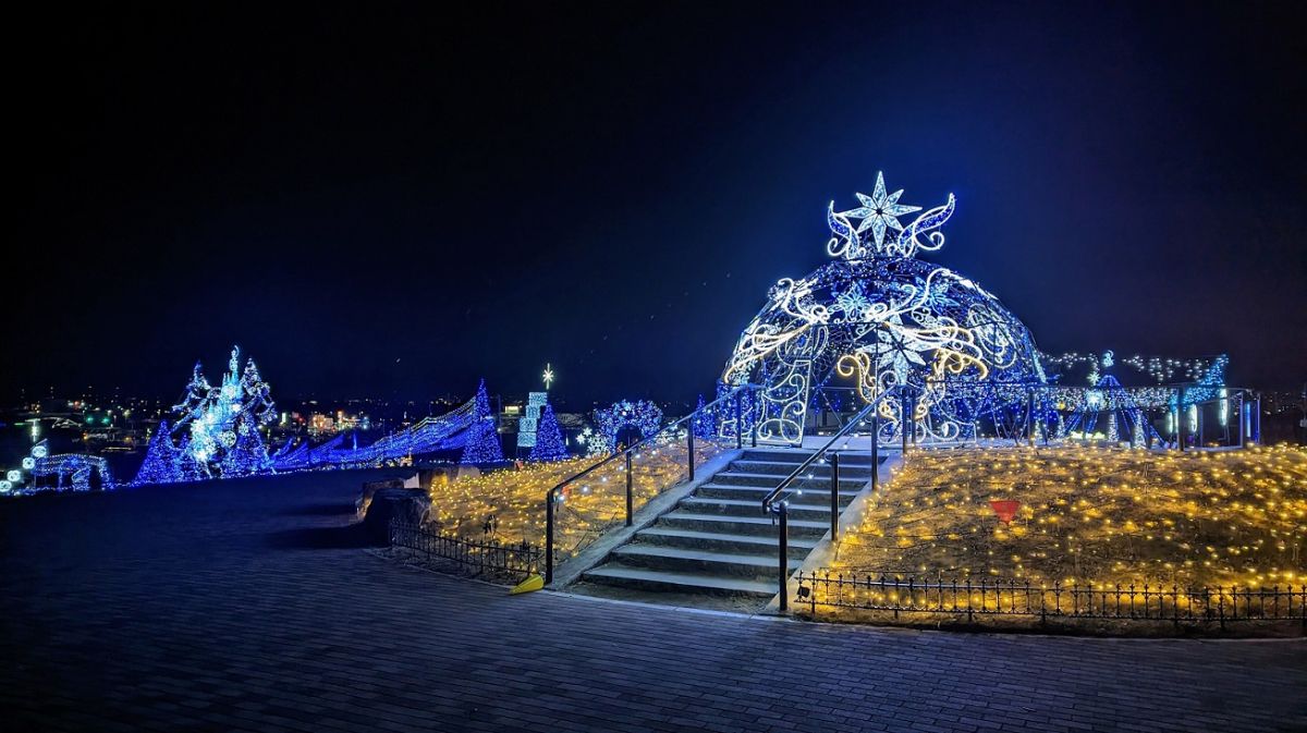 マリーゴールドの丘ライトアップ（イメージ）