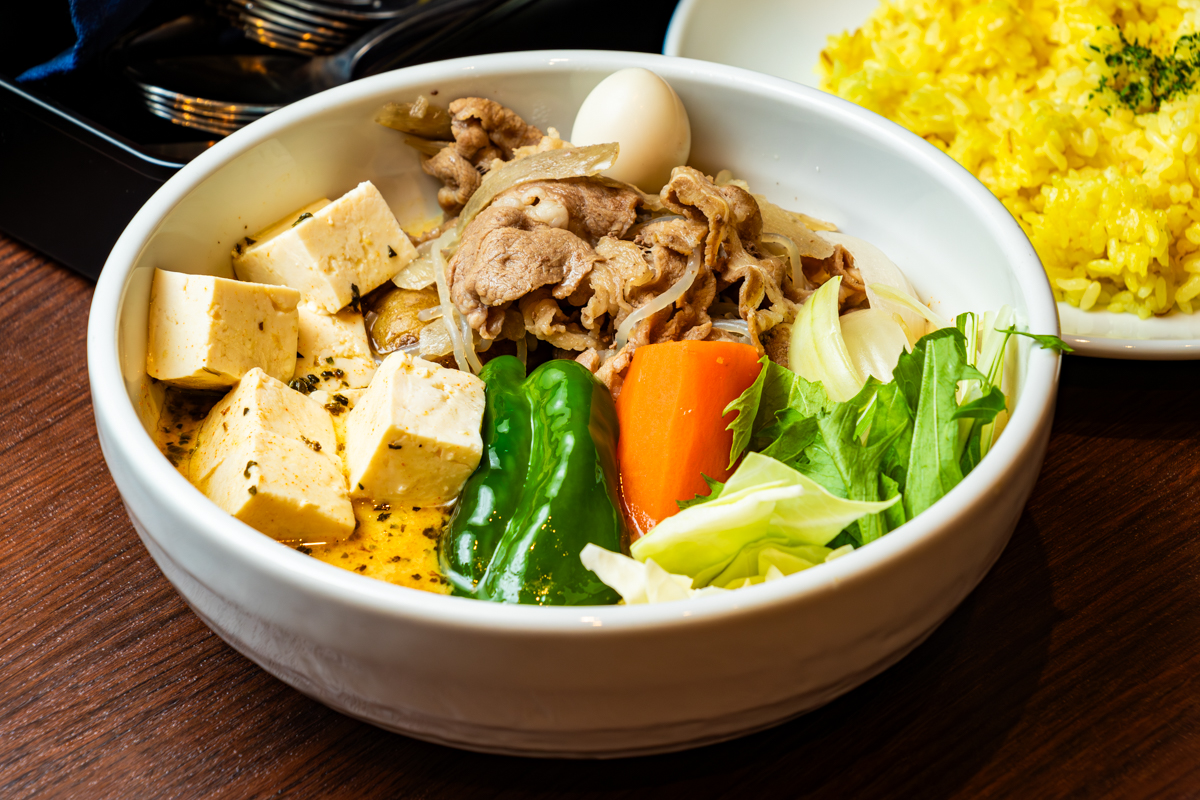 「すき焼きカリー」1600円