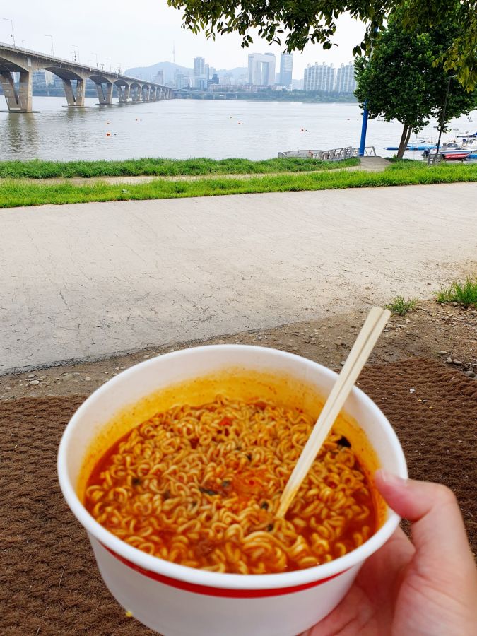 漢江のラーメン