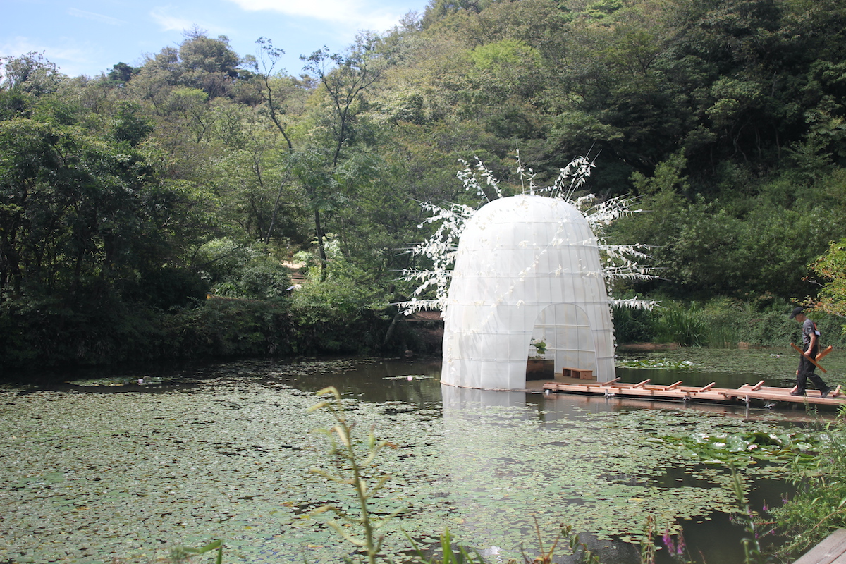 ©︎コニシユウゴ（たま製作所）、《Moon Plants》2023年、六甲ミーツ・アート芸術散歩2023 beyond