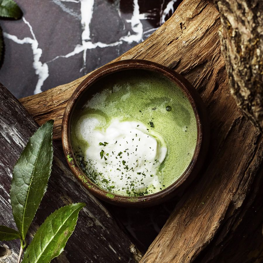 「Greentea Cuppucino」1870円(1人前)/Mixology Salon