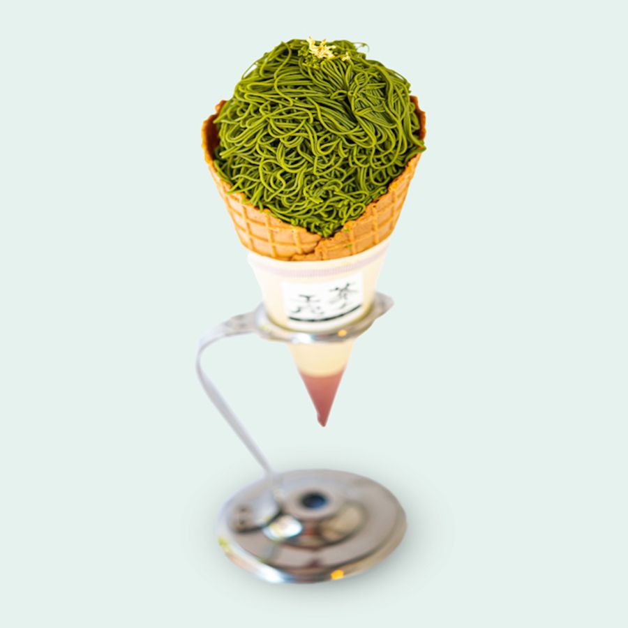 「生搾り抹茶モンブラン」1401円(1個) /茶々工房ふたつめ