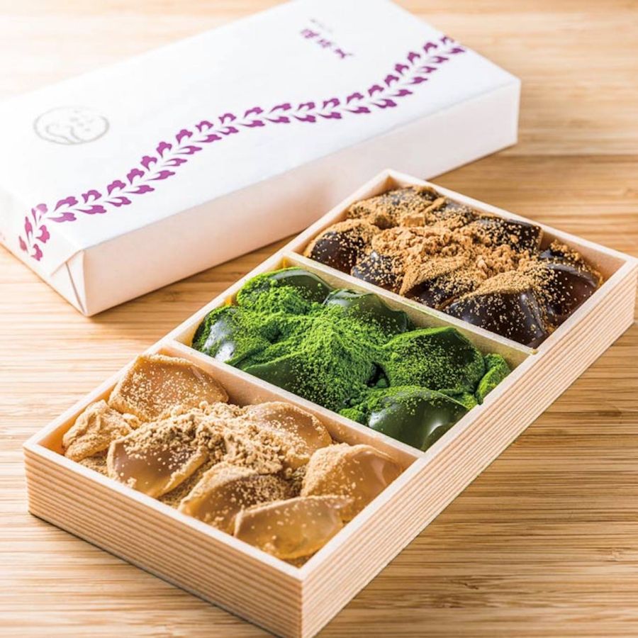 「わらび餅3色詰合せ」1251円(1折)/藤菜美