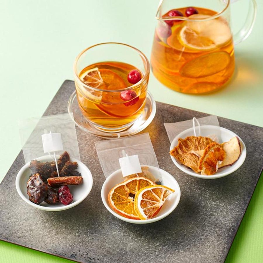 「フルーツインフューズTEA」1801円(1セット)/ドライフルーツのお店 アラカルト
