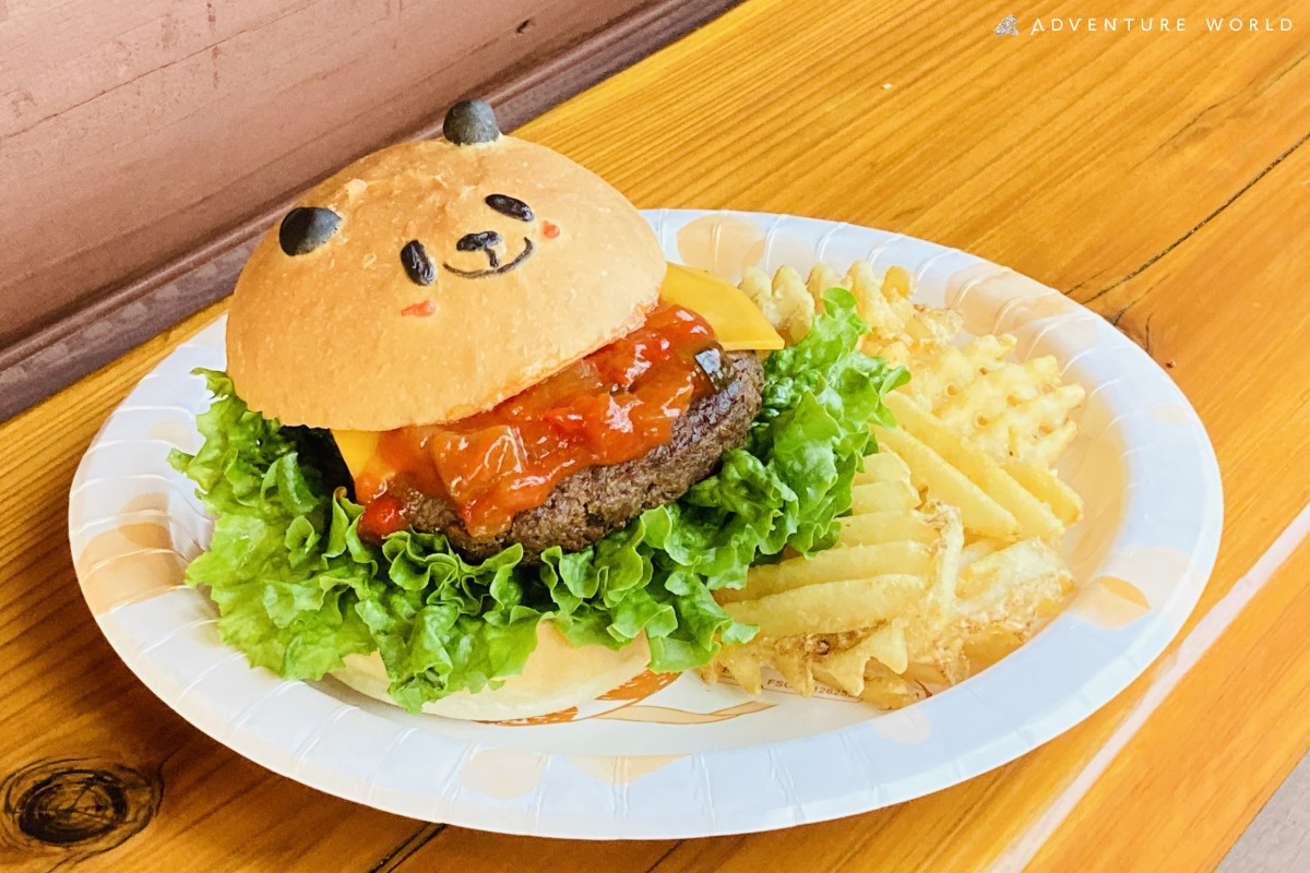 アドベンチャーワールドのパンダバーガー