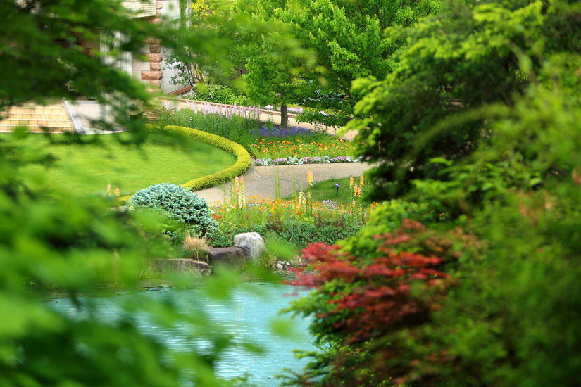 ガーデナーによって計算し尽くされ、緻密に管理された美しい庭園にうっとり