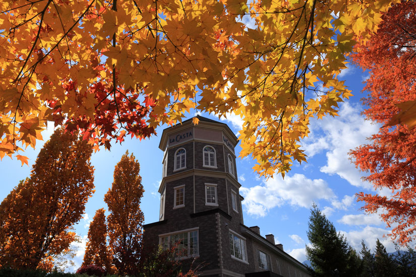 ヨーロッパの館を思わせるファクトリーの建物