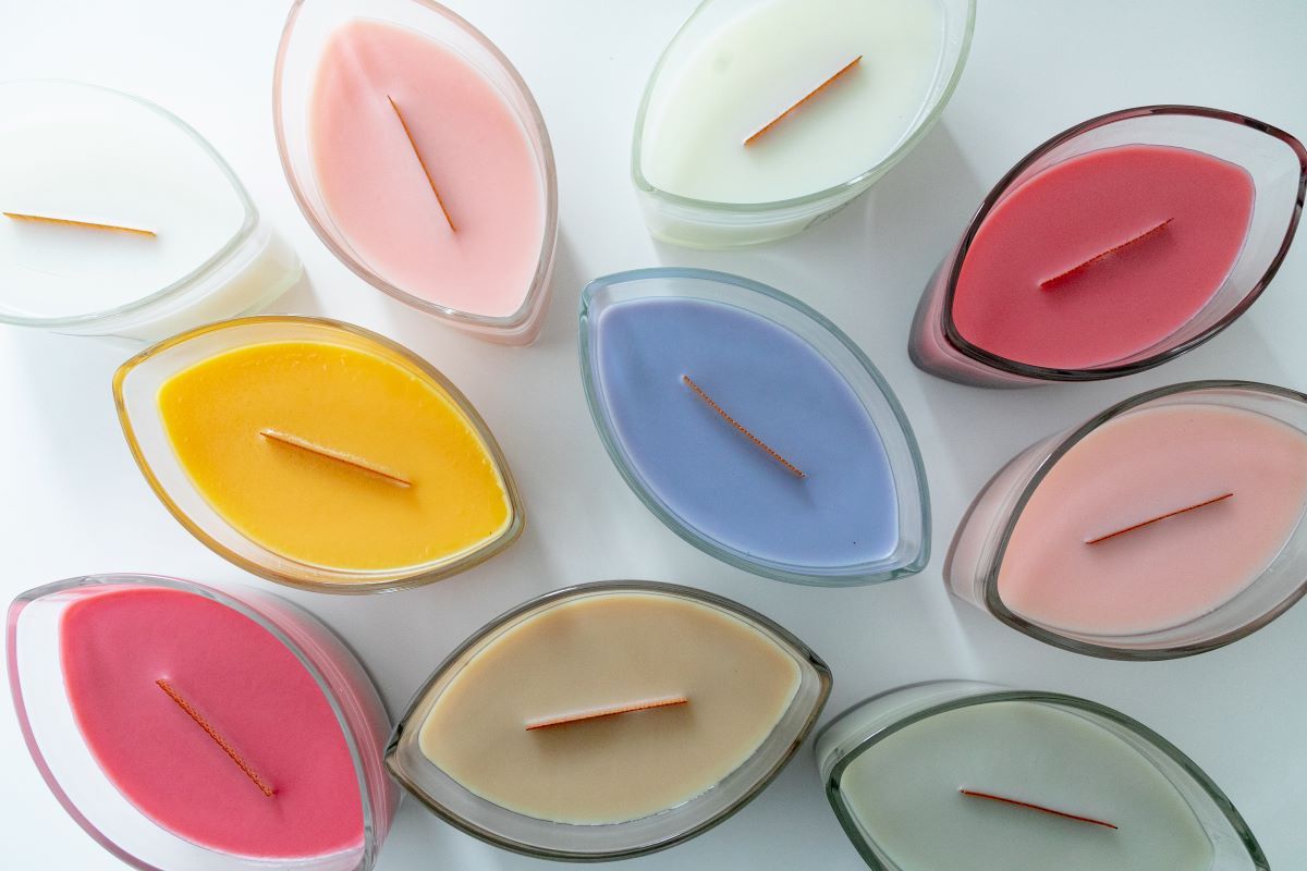 香りの個性を表現したカラーバリエーションを見ているだけでもなんだかワクワク