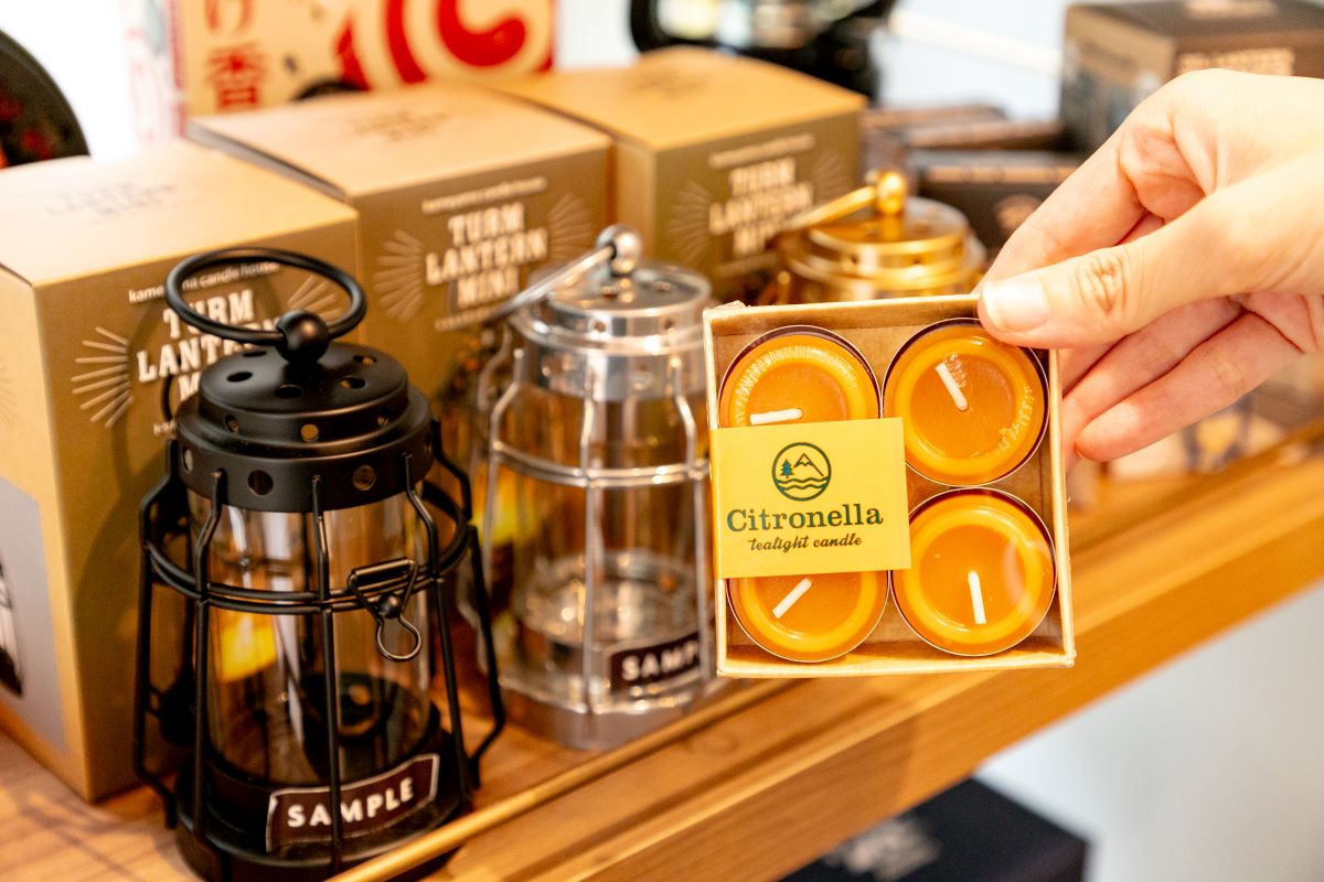 「シトロネラティーライト4個入り」550円