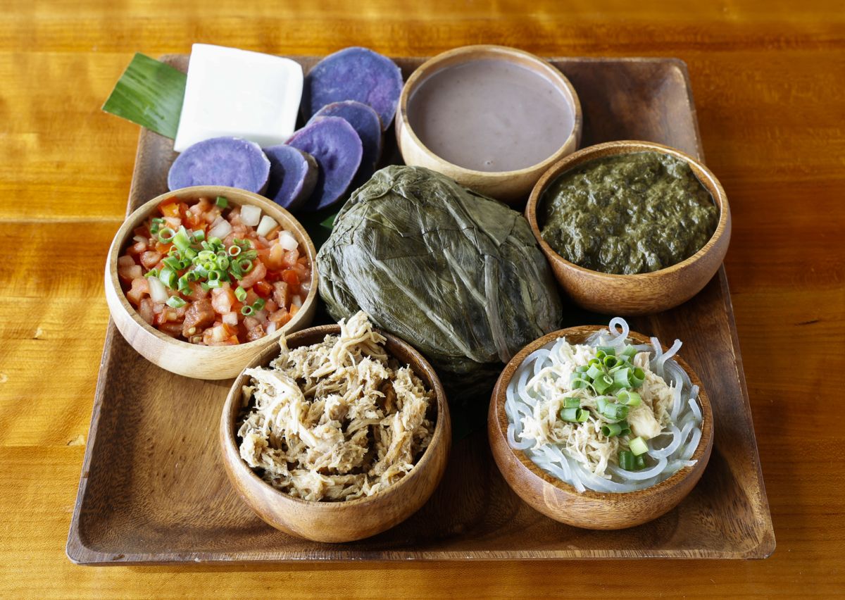 ハイウェイ・イン・テイスティング・プレート（ポーク・ラウラウ）$30.95