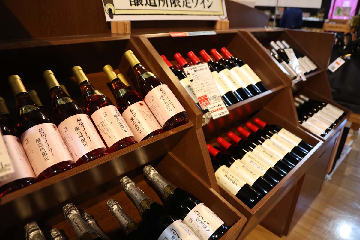 醸造所限定ワインも豊富にラインナップ