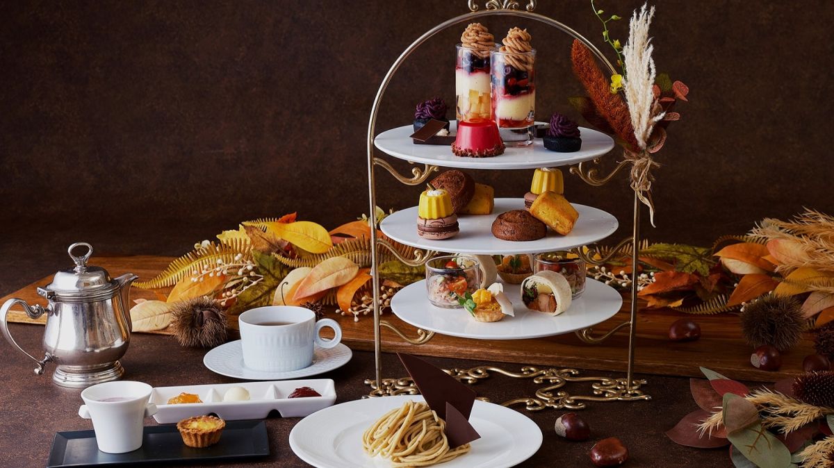 【ホテル インターコンチネンタル 東京ベイ】3種類のモンブランの食べ比べを楽しむモンブラン尽くしのアフタヌーンティー