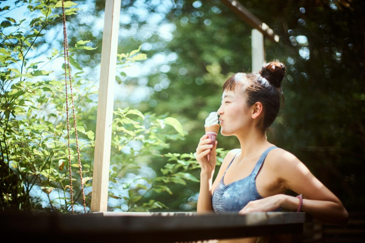 「ミニソフトクリーム」350円