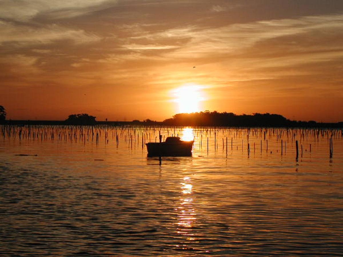 サンセットビューが美しい松川浦(画像提供:相馬市)