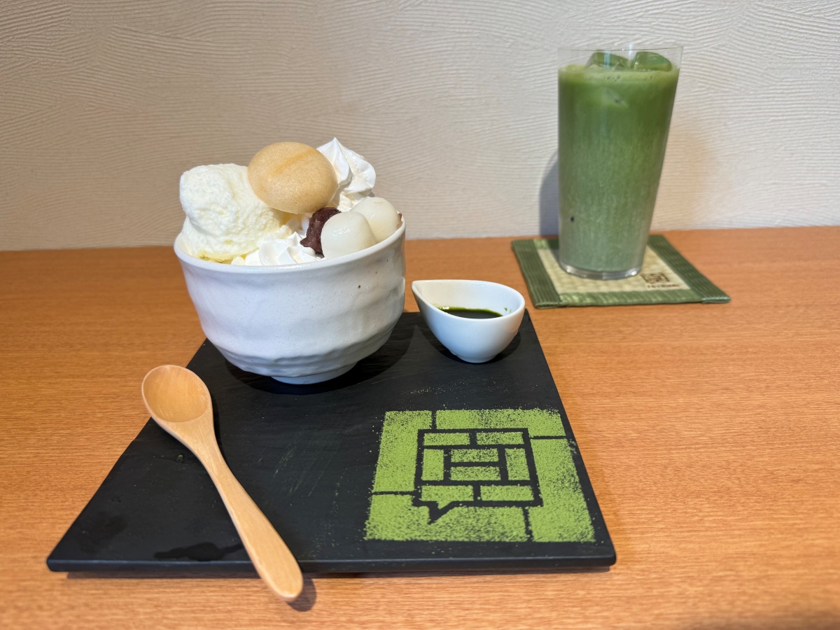 「TATAMOパフェセット」1380円