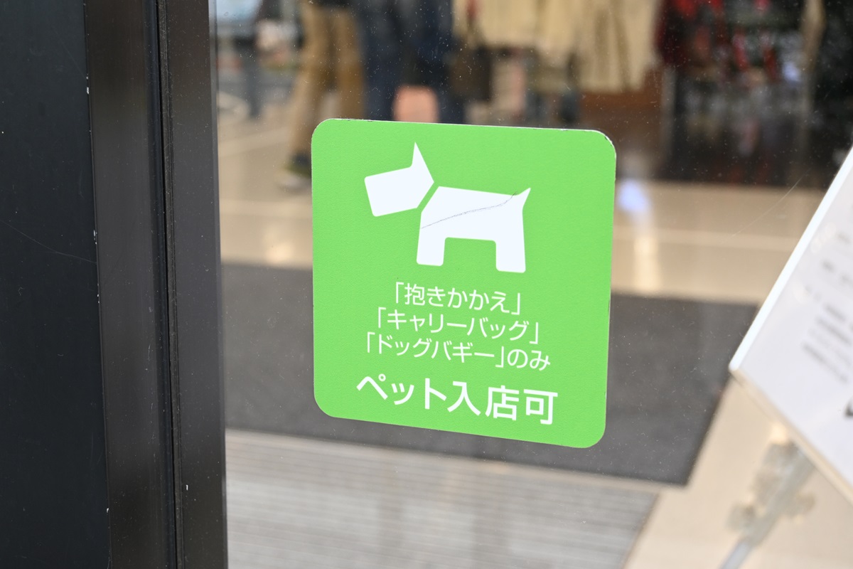 ショップに貼ってあるステッカーをチェック！