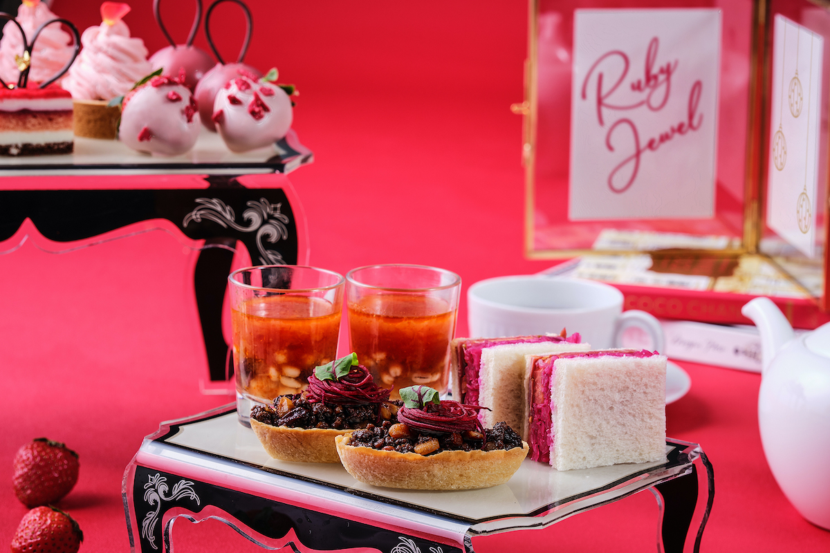 シェフの遊び心あふれるセイボリー