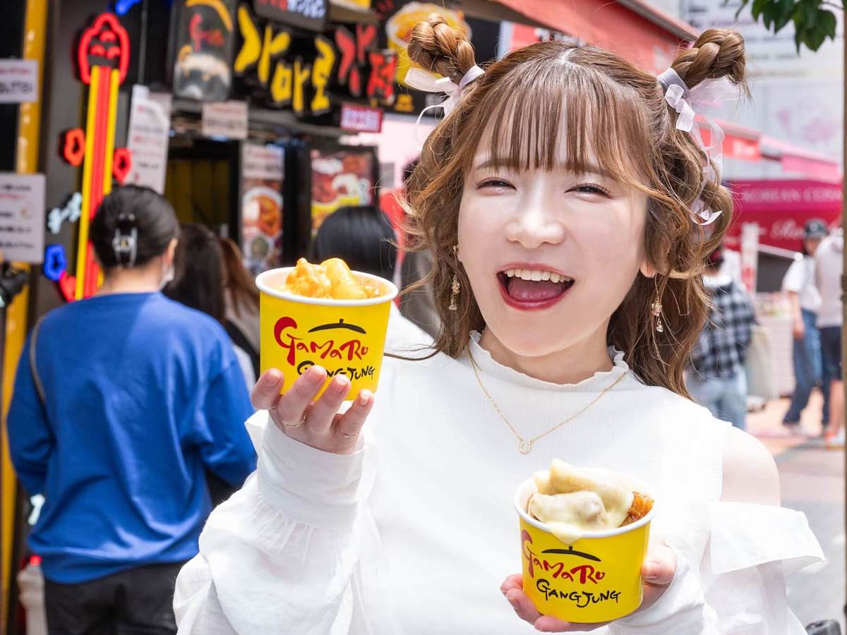 わ～い♪甘辛ヤンニョムとハニー醤油の2種類を買いました♪