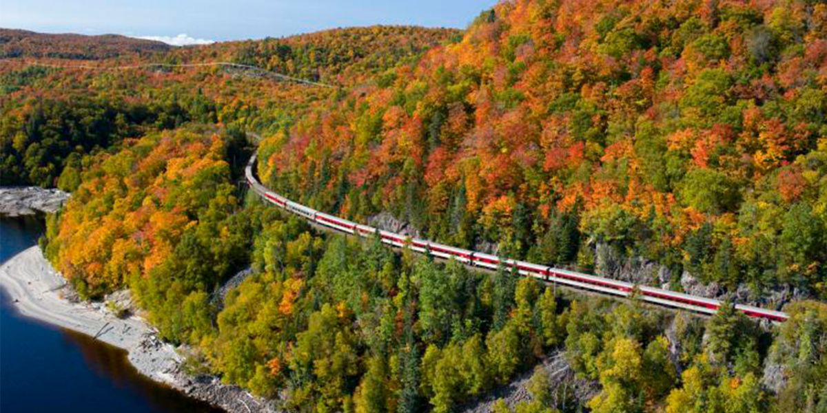 カナダの秋！～その１観光列車編～ 紅葉✕アートの旅