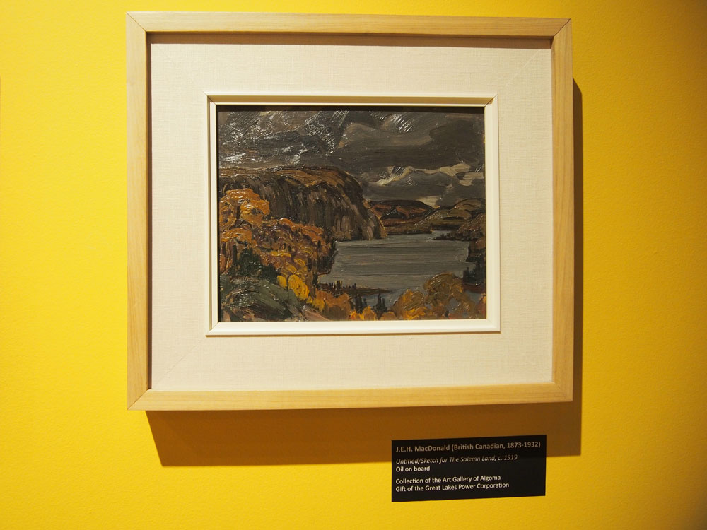 グループオブセブンのひとり、J・E・H・マクドナルドが描いたアガワ鉄道沿線の風景