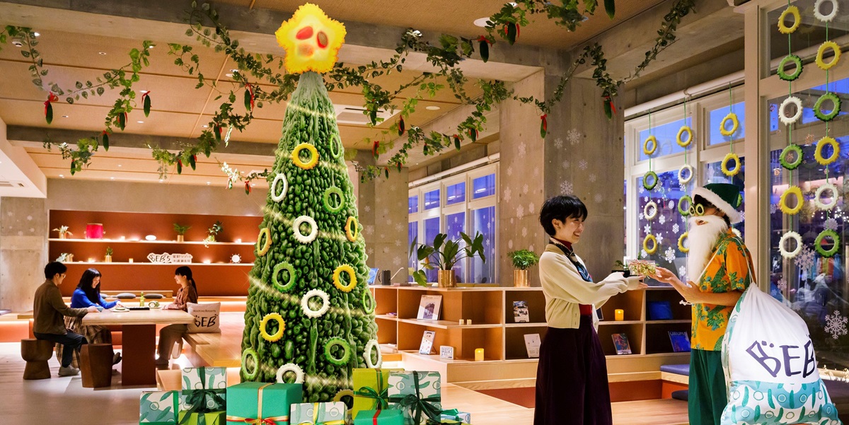 「星野リゾート BEB5沖縄瀬良垣(ベブ)」でユニークな「BEBゴーヤクリスマス」を12月1日から開催!