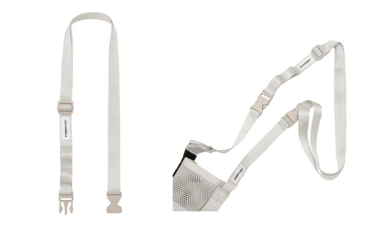 「ホリデー2023ワンマイルＴＯＧＯホルダー用ロングテープストラップシルバー」700円