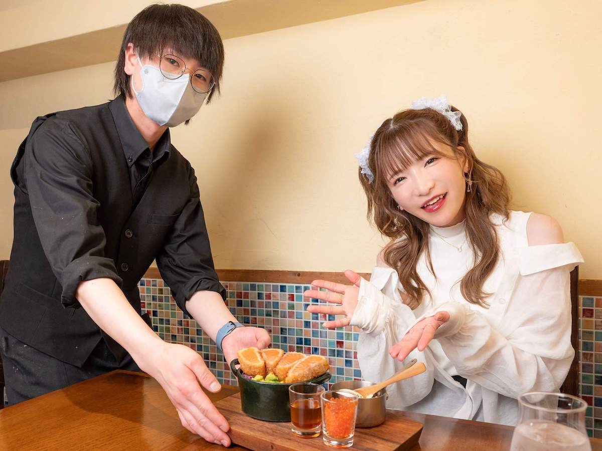 「エルミタージュ代々木店」スタッフ代表の伊藤さんとパチリ♪ 