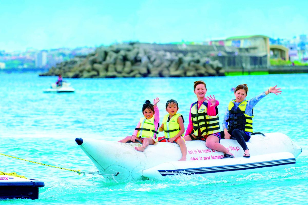 こどもとチャレンジできるアクティビティもあります