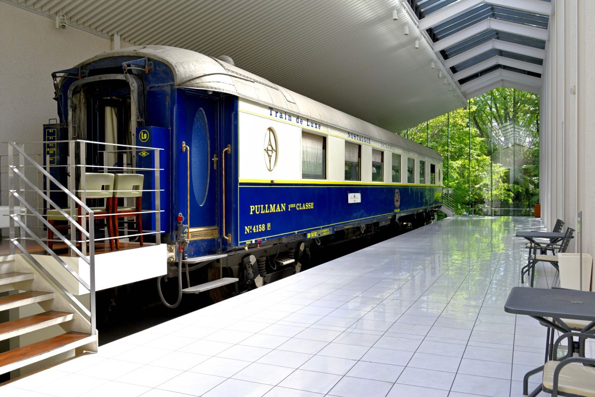 実際にヨーロッパを走行していたオリエント急行のサロンカー