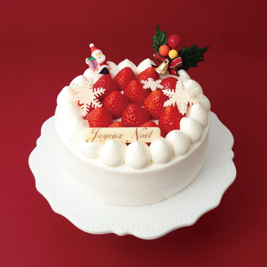 「ノエルショートケーキ」3号（直径約9cm）3024円／4号（直径約12cm）3888円／5号（直径約15cm）4968円