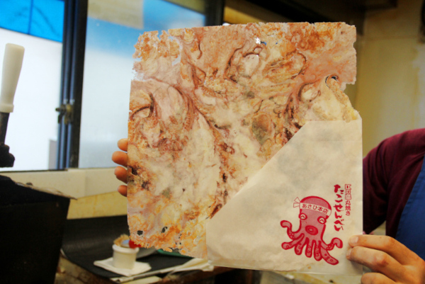 丸焼きたこせんべい（大）1枚1000円